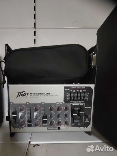 Комплект акустика с микшером yamaha и Peavey