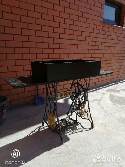 Мангал разборный высокий