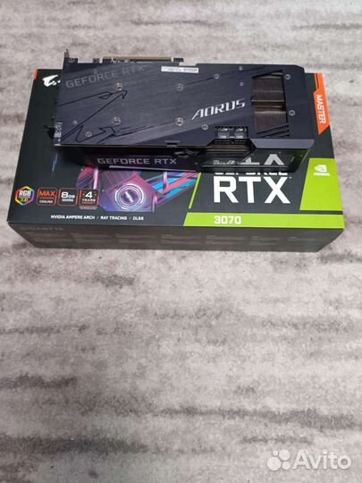 Видеокарта rtx 3070 aorus master