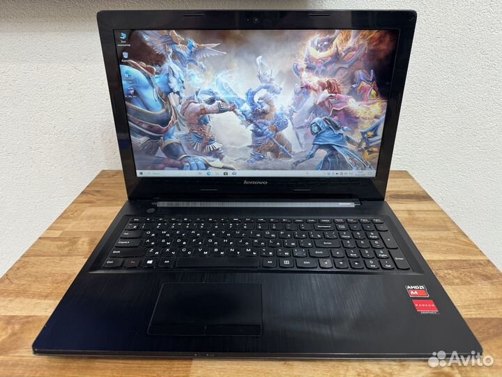 Тонкий быстрый Lenovo 4 ядра 6Gb SSD+HDD Radeon R3