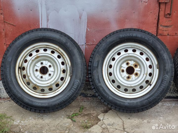 Колеса в сборе r16 зимние 5 114.3