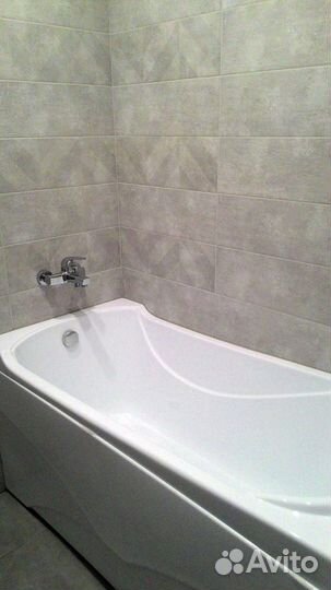 Ремонт ванны, ремонт туалета. Укладка плитки