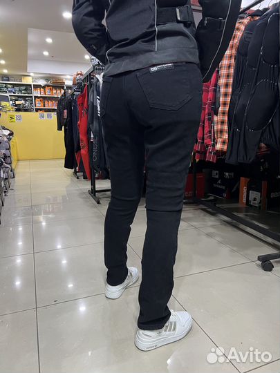 Starks Мотоджинсы zena Slim Fit, черный