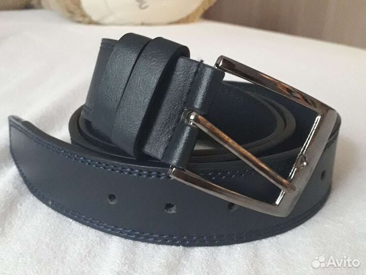 Ремень, ремень мужской, пояс,чёрный,синий