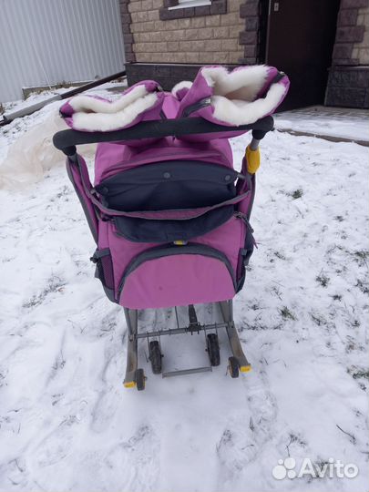 Коляска санки