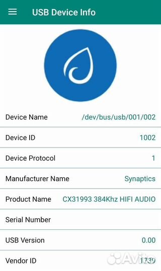 Внешняя звуковая карта usb (otg)