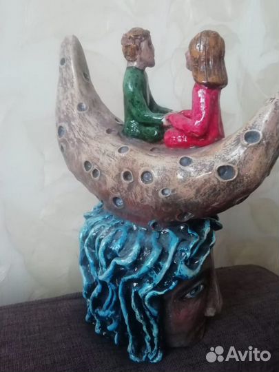 Глиняная поделка, ручная работа