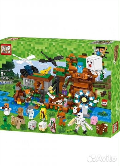 Конструктор Майнкрафт 986 деталей все персонажи
