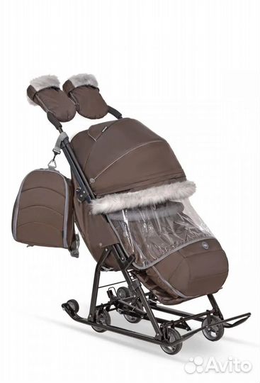 Детские санки коляска