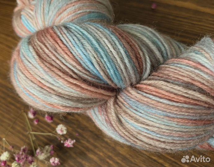 Пряжа ручного окрашивания