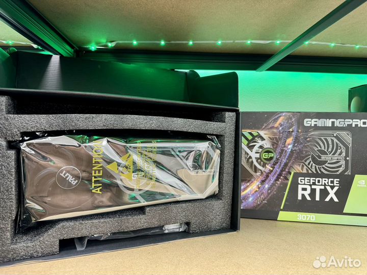 Новая Видеокарта Palit GeForce RTX 3070 GamingPro