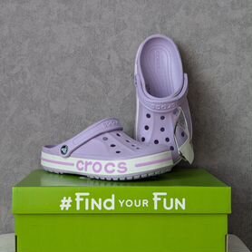 Остатки Crocs сабо фиолетовые