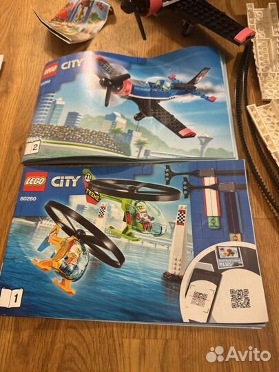 Lego city самолет вертолёты