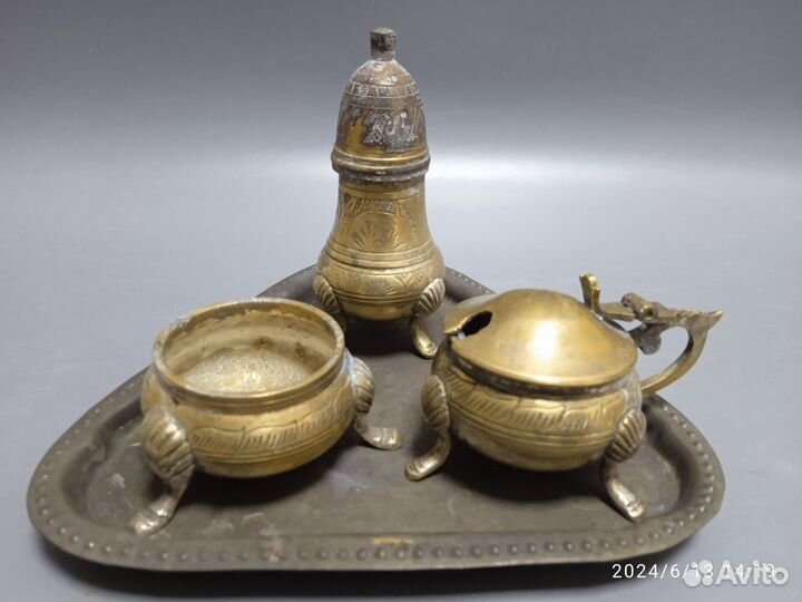 Набор для специй винтаж Индия