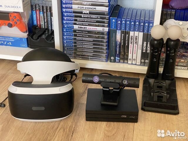 Шлем VR ver. 2 Ps VR/ Sony PS VR + 2 мува + камера