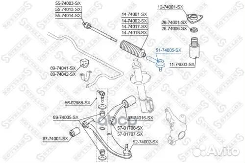 Наконечник рулевой Nissan Primera P10 9 nissan