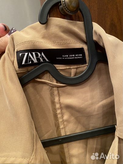 Плащ тренч zara, плащь Ashilda