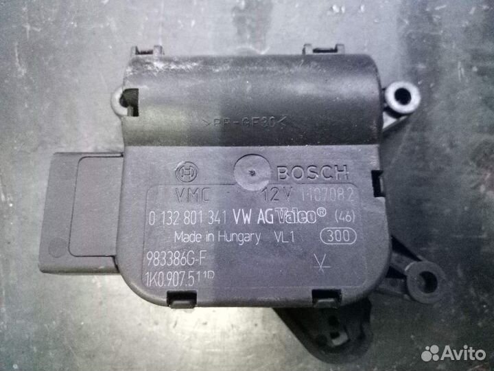 Сервопривод заслонок печки VAG 1k0907511R