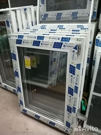 Окна 800х1200 мм пластиковые