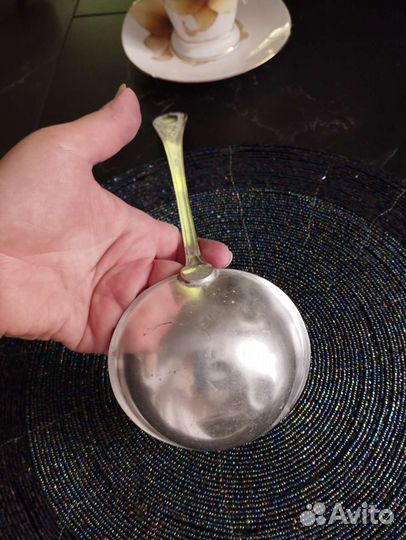 Половник мельхиор зид.рисунок Фаберже