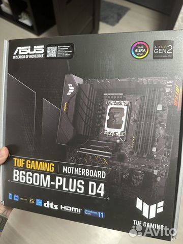 Материнская плата asus TUF gaming B660M-plus D4 купить в Москве ...