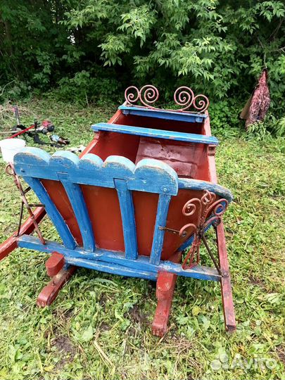 Зимние сани для катания на лошади