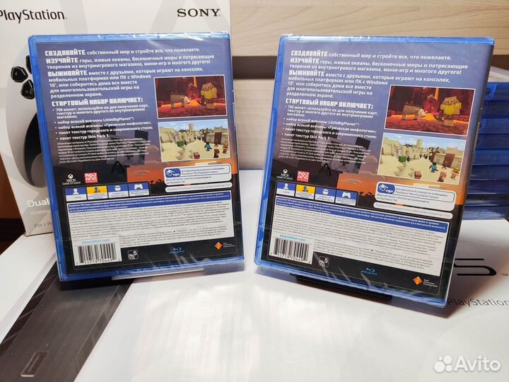 Новый диск Minecraft PS4 PS5 Русская версия