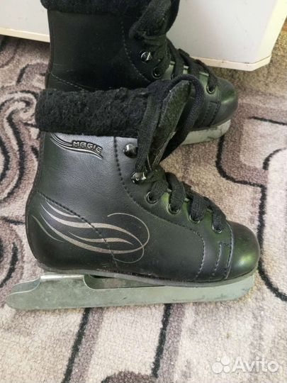 Коньки детские двухполозные 28 размер