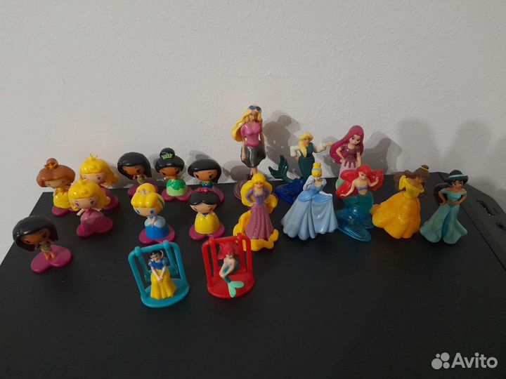 Киндеры принцессы дисней, тролли, русалочка