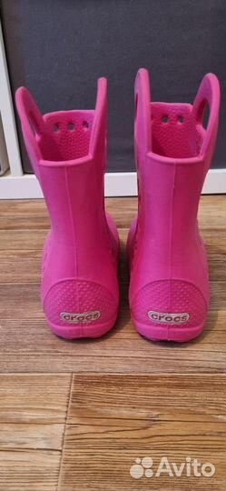 Резиновые сапожки crocs c10