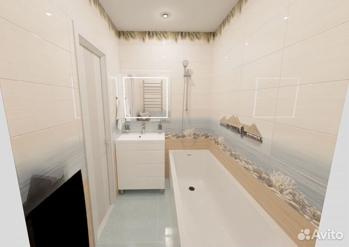 Дизайн проект ванной