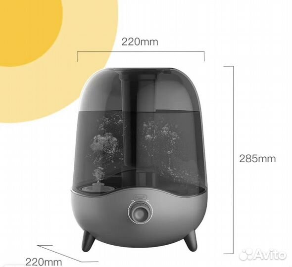 Увлажнитель воздуха Deerma DEM-F323W новый