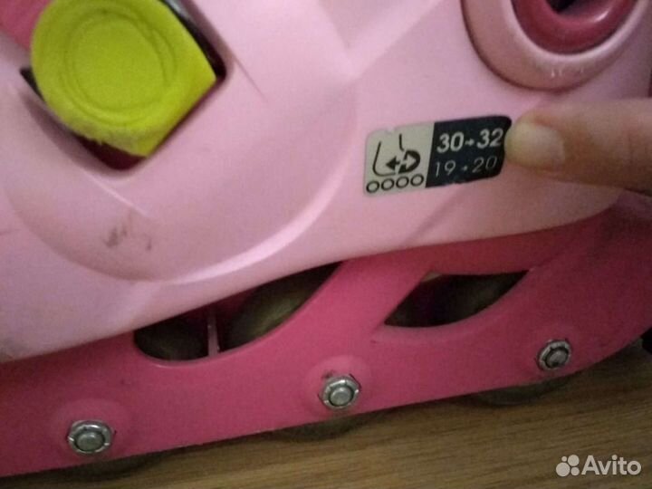 Ролики детские для девочек на р. 30-32 и 34-36