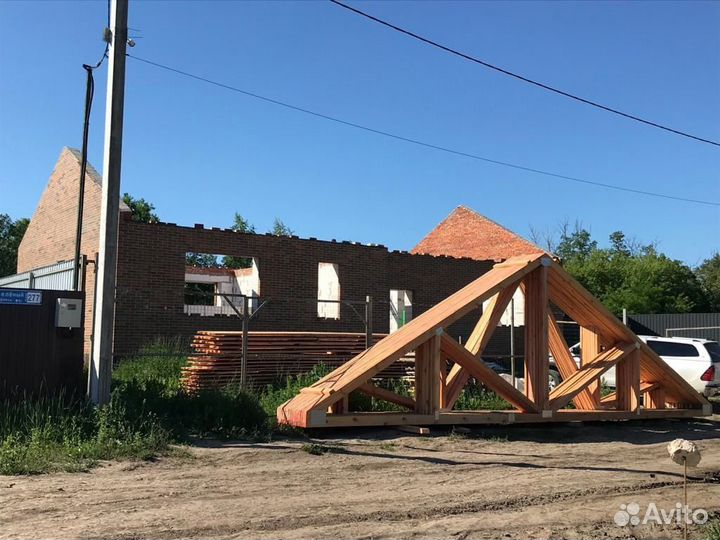 Кровельные конструкции, деревянные фермы