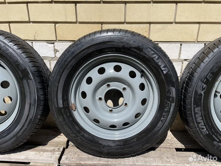 Комплект летних колес R 16 на ниву 21214 Кама 365
