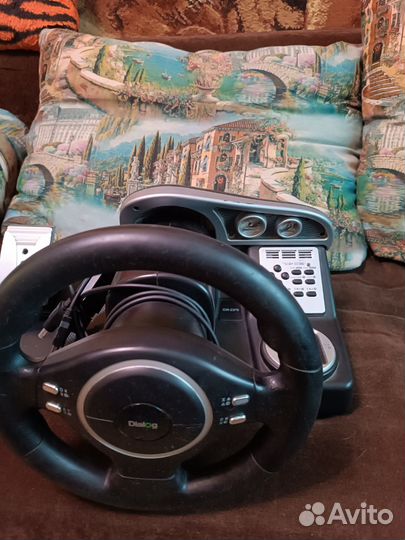 Игровой руль dialog