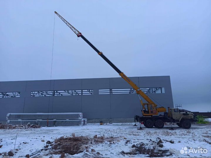 Аренда и услуги автокрана, 16 т, 18 м, с гуськом 7 м
