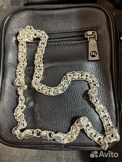 Серебряная цепь бисмарк 128гр