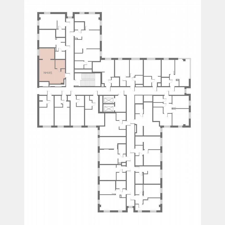 Апартаменты-студия, 38,7 м², 8/13 эт.