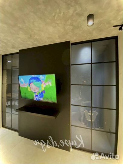 Стеклянная перегородка