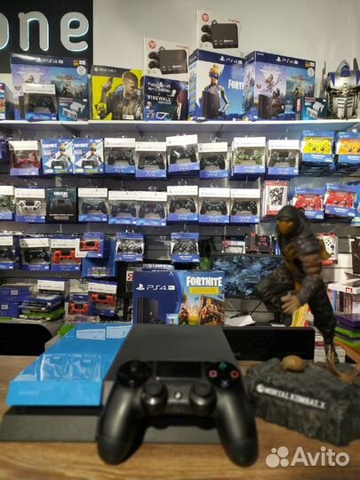 Sony PS4 - Playstation 4 - Синий Глянец