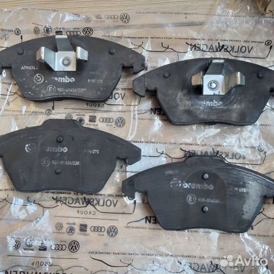 Колодки на 288мм торм.диски brembo p85075 б/у