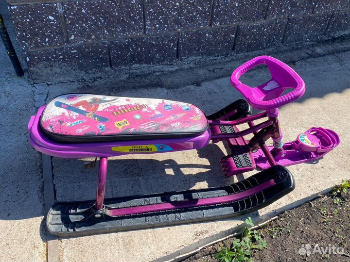 Детские санки снегокат