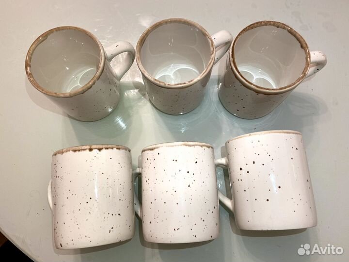 Набор чашек керамических Punto bianko