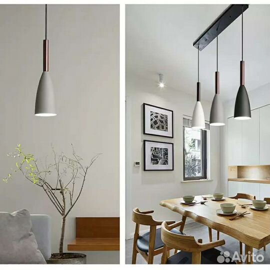 Люстра потолочная подвесная Е27 трехцветная новая