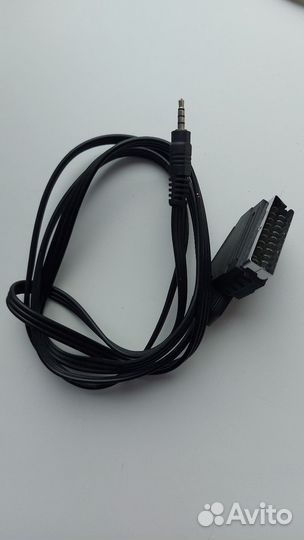 Кабель scart-jack 3,5 мм для dvd