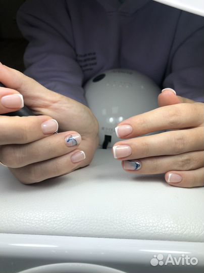 Маникюр и педикюр с покрытием