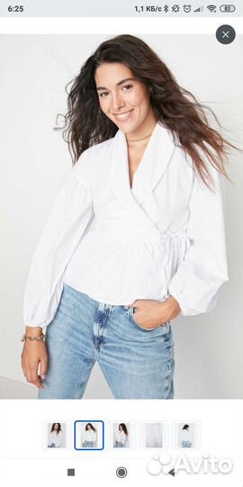 Блузка рубашка zara