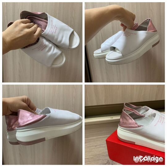 Слипоны натуральная кожа