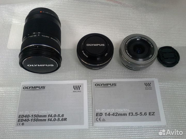 Объективы микро 14-42, 40-150, 14-140/3.6-5.6 II